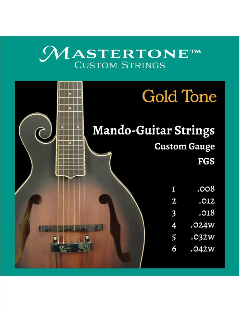  GOLD TONE FGS Strings for F-style guitar mandolin, custom gauge|MusicGoodDeal 
