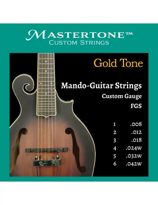  GOLD TONE FGS Strings for F-style guitar mandolin, custom gauge|MusicGoodDeal 