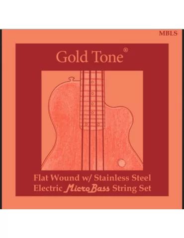  GOLD TONE MBLS LaBella Flat Wound strings for micro bass|MusicGoodDeal 
