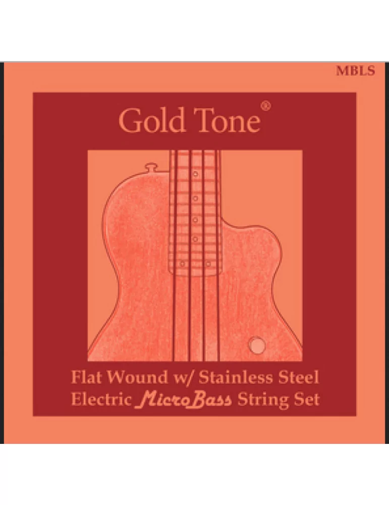  GOLD TONE MBLS Cuerdas LaBella Flat Wound para pastilla de bajo|MusicGoodDeal 