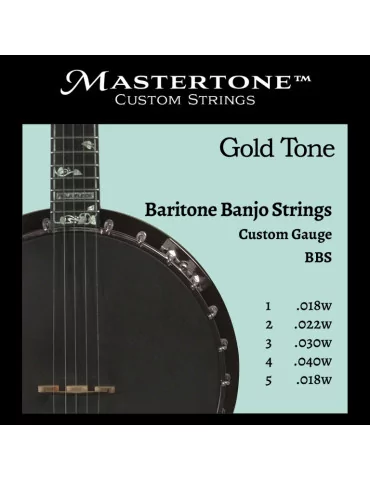  GOLD TONE BBS Baritone banjo custom gauge strings|MusicGoodDeal 