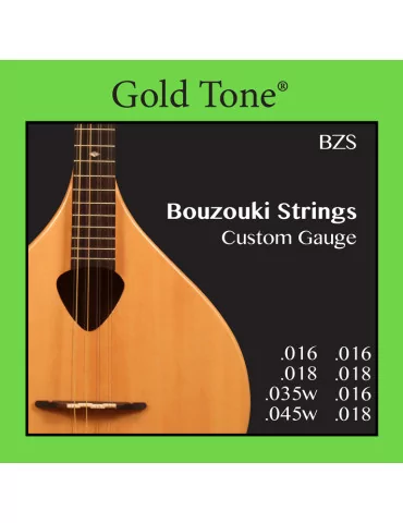  GOLD TONE BZS Bouzouki custom-gauge strings|MusicGoodDeal 