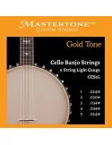  GOLD TONE CES5L 5-string banjo cello light gauge strings|MusicGoodDeal 