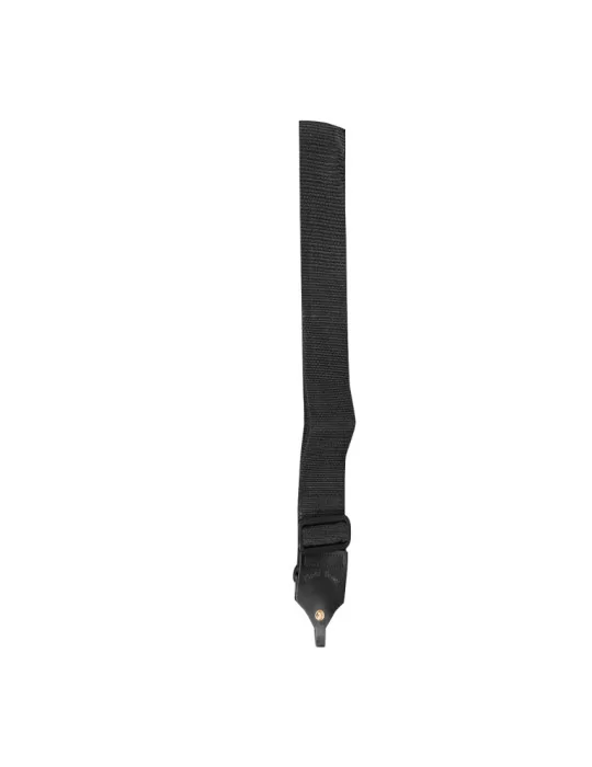  GOLD TONE CS-BK Stoffgurt Schwarz mit Lederlaschen für Banjo|MusicGoodDeal 