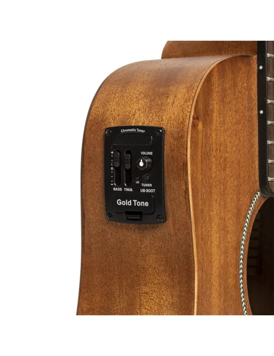  GOLD TONE M-BASS Micrófono de bajo electroacústico de 23 "con tapa de caoba y bolsa incluida|MusicGoodDeal 