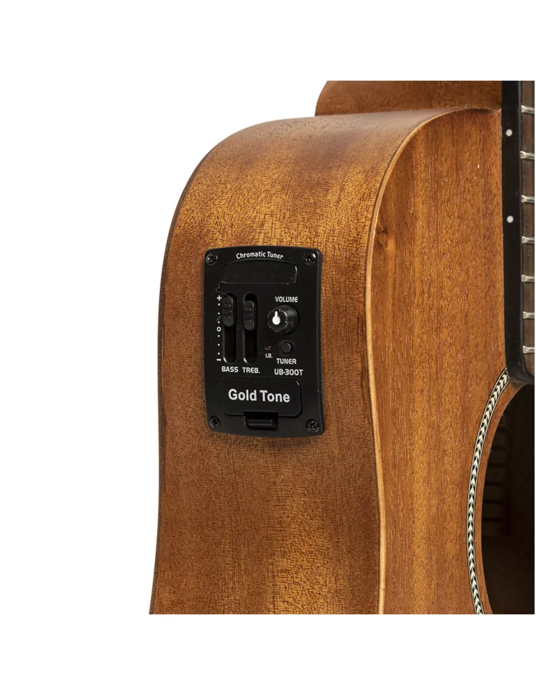  GOLD TONE M-BASS Micrófono de bajo electroacústico de 23 "con tapa de caoba y bolsa incluida|MusicGoodDeal 