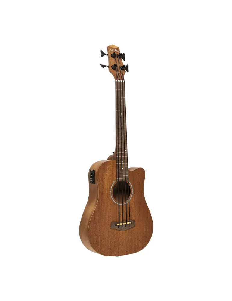  GOLD TONE M-BASS/FL Micrófono de bajo electroacústico de 23 ", sin trastes, con tapa de caoba y estuche incluidos|MusicGoodDeal