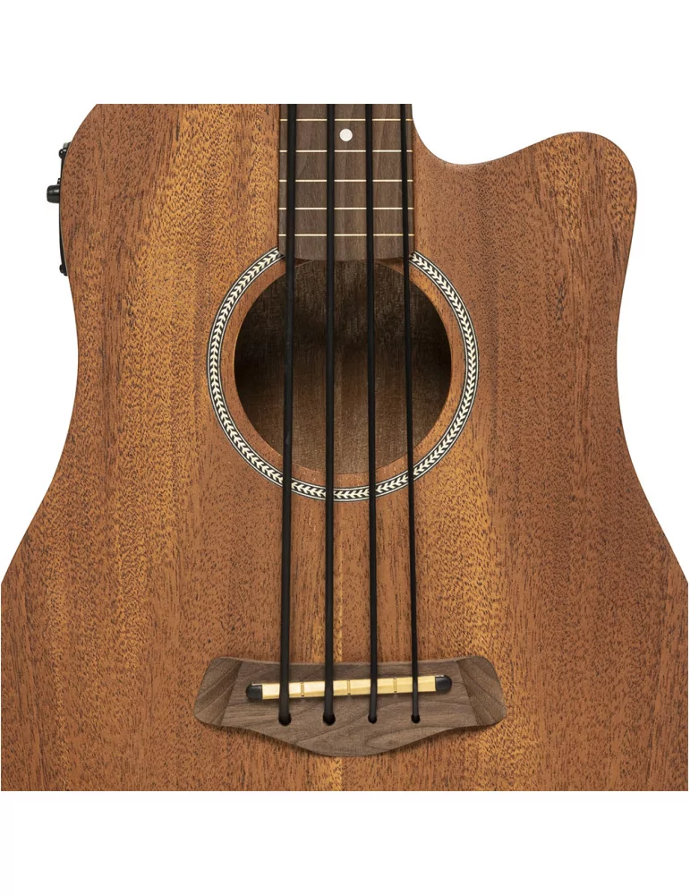  GOLD TONE M-BASS/FL Micrófono de bajo electroacústico de 23 ", sin trastes, con tapa de caoba y estuche incluidos|MusicGoodDeal