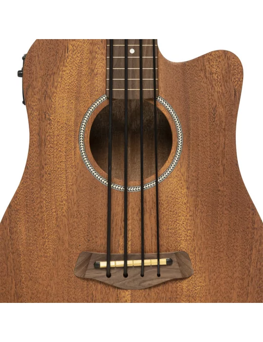 GOLD TONE M-BASS/FL Micrófono de bajo electroacústico de 23 ", sin trastes, con tapa de caoba y estuche incluidos|MusicGoodDeal
