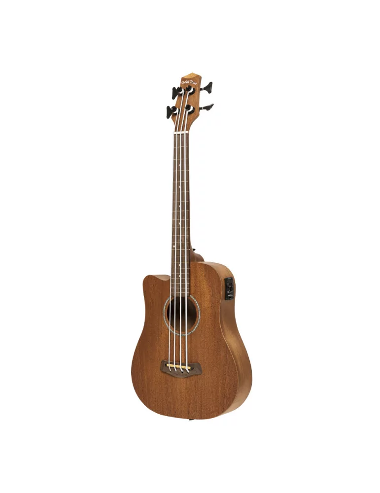 GOLD TONE M-BASS/FL/L Micrófono bajo electroacústico de 23 ", sin trastes, con tapa y funda de caoba, modelo para zurdos|MusicG