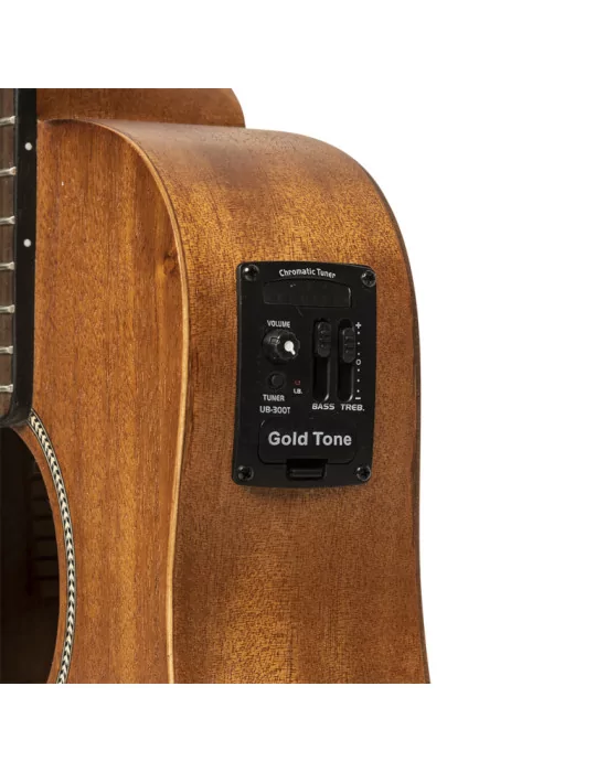  GOLD TONE M-BASS/L Micrófono de bajo electroacústico de 23 "con tapa de caoba y funda incluida, modelo para zurdos|MusicGoodDea