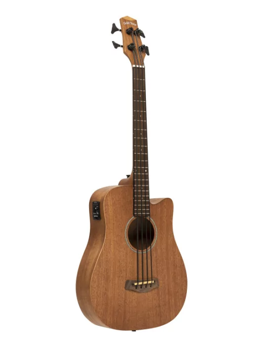  GOLD TONE M-BASS25 Micrófono de bajo electroacústico de 25 "con tapa de caoba y funda incluida|MusicGoodDeal 