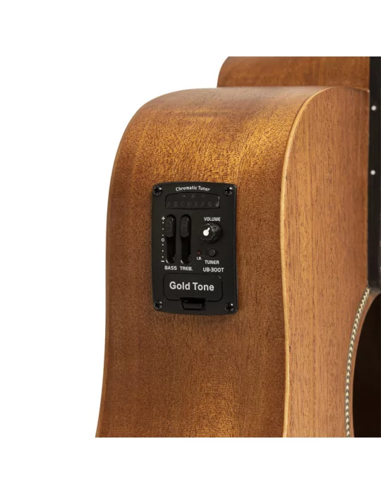  GOLD TONE M-BASS25 Micrófono de bajo electroacústico de 25 "con tapa de caoba y funda incluida|MusicGoodDeal 