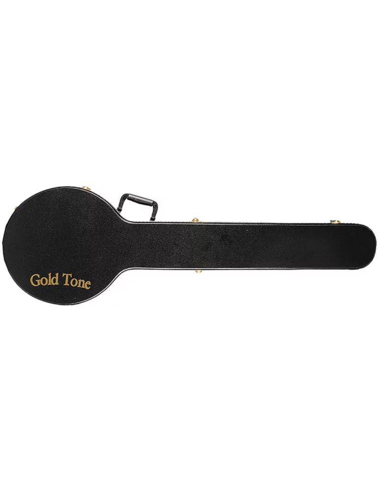  GOLD TONE HDLN14 Estuche rígido para banjo con espalda abierta, mango largo de 11 "|MusicGoodDeal 