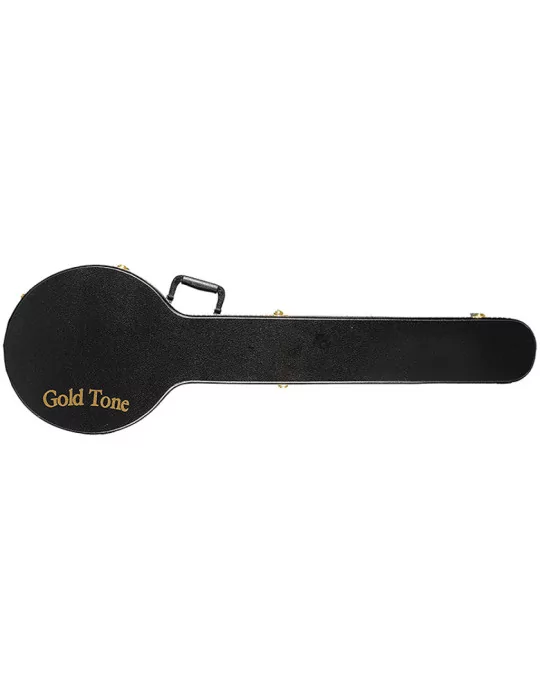  GOLD TONE HDLN14 Estuche rígido para banjo con espalda abierta, mango largo de 11 "|MusicGoodDeal 