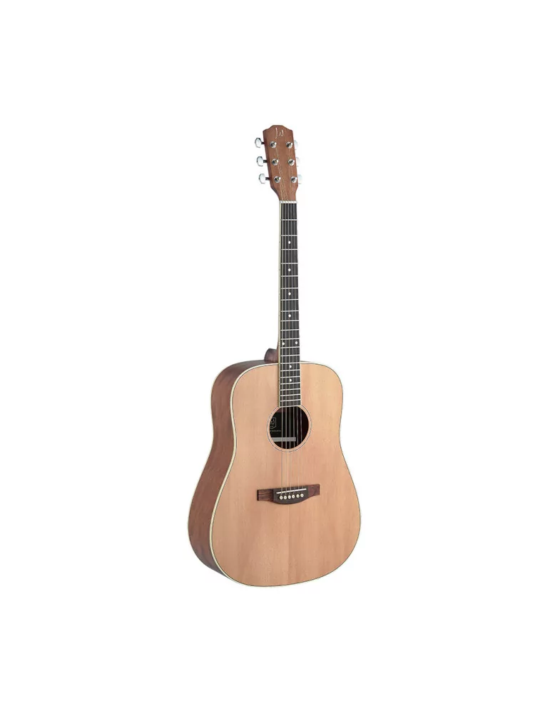  J.N GUITARS ASY-D Guitarra acústica dreadnought 4/4 con tapa de abeto macizo, serie Asyla|MusicGoodDeal 