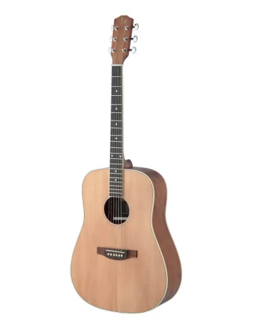  J.N GUITARS ASY-D LH Asyla series 4/4 dreadnought acoustic guitar with solid spruce top, left-handed model|MusicGoodDeal 