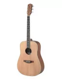  J.N GUITARS ASY-D LH Guitarra acústica dreadnought 4/4 con tapa de abeto macizo, modelo para zurdos, serie Asyla|MusicGoodDeal 