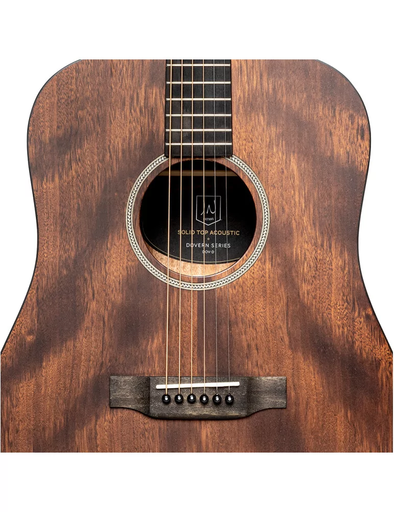  J.N GUITARS DOV-D Akustische Dreadnought-Gitarre mit massiver Mahagonidecke Dovern-Serie|MusicGoodDeal 