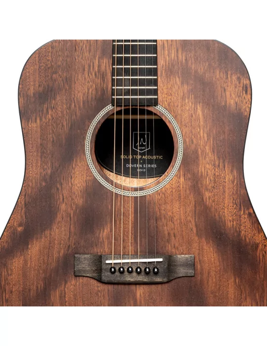  J.N GUITARS DOV-D Akustische Dreadnought-Gitarre mit massiver Mahagonidecke Dovern-Serie|MusicGoodDeal 
