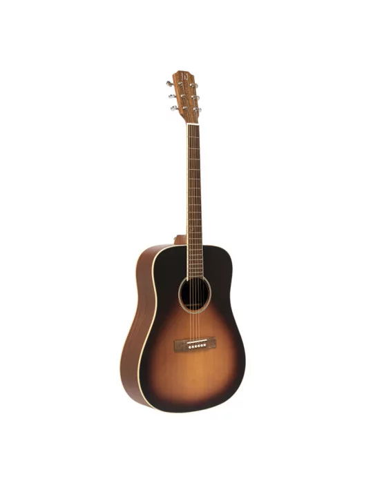  J.N GUITARS EZR-D Guitarra acústica dreadnought 4/4 con tapa de cedro macizo, serie Ezra|MusicGoodDeal 