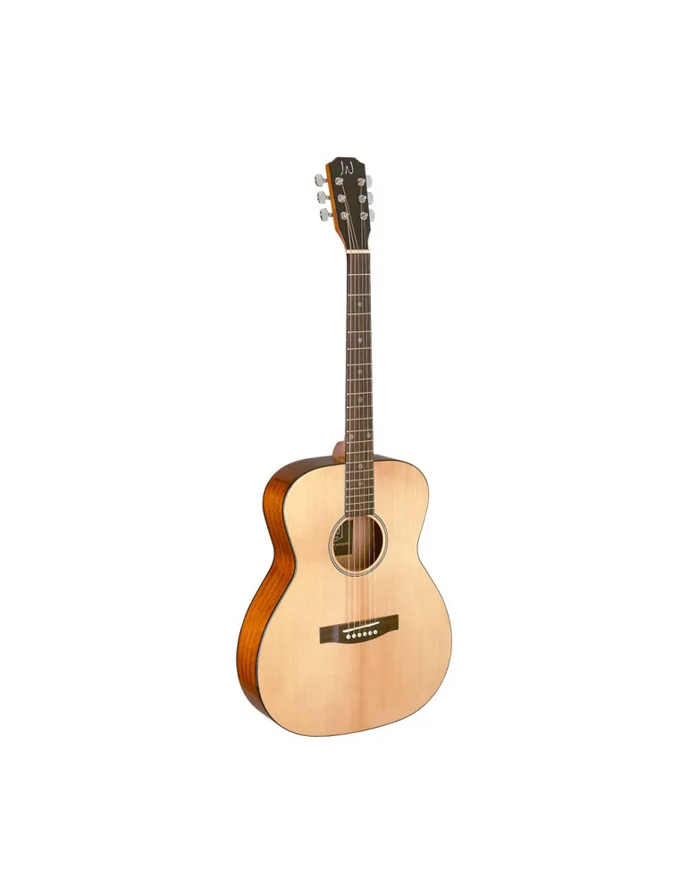  J.N GUITARS BES-A N Guitarra acústica de auditorio en color natural con tapa de epica maciza, serie Bessie|MusicGoodDeal 