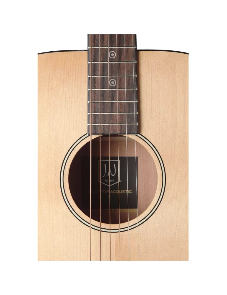  J.N GUITARS BES-A N Guitarra acústica de auditorio en color natural con tapa de epica maciza, serie Bessie|MusicGoodDeal 