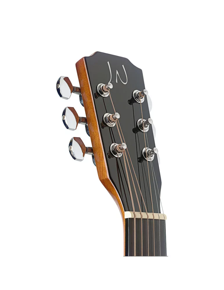  J.N GUITARS BES-A N Guitarra acústica de auditorio en color natural con tapa de epica maciza, serie Bessie|MusicGoodDeal 