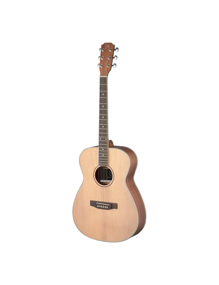  J.N GUITARS ASY-A LH Guitarra acústica de auditorio 4/4 con tapa de abeto macizo, modelo para zurdos, serie Asyla|MusicGoodDeal