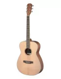  J.N GUITARS ASY-A LH Guitarra acústica de auditorio 4/4 con tapa de abeto macizo, modelo para zurdos, serie Asyla|MusicGoodDeal