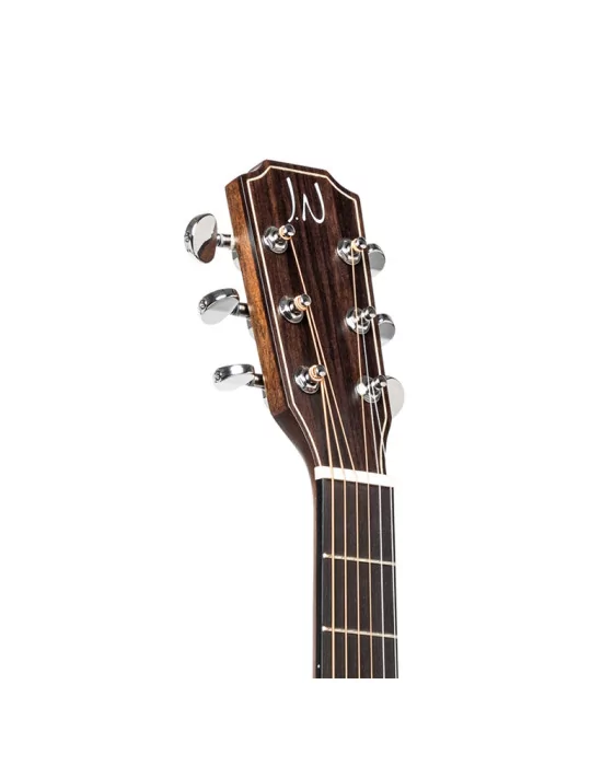  J.N GUITARS DOV-A Guitarra acústica de auditorio con tapa de caoba maciza, serie Dovern|MusicGoodDeal 