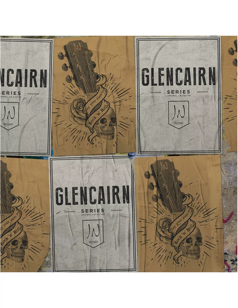  J.N GUITARS GLEN-OCE N Electric-Acoustic Guitar with Spruce Top, Glencairn Series|MusicGoodDeal 