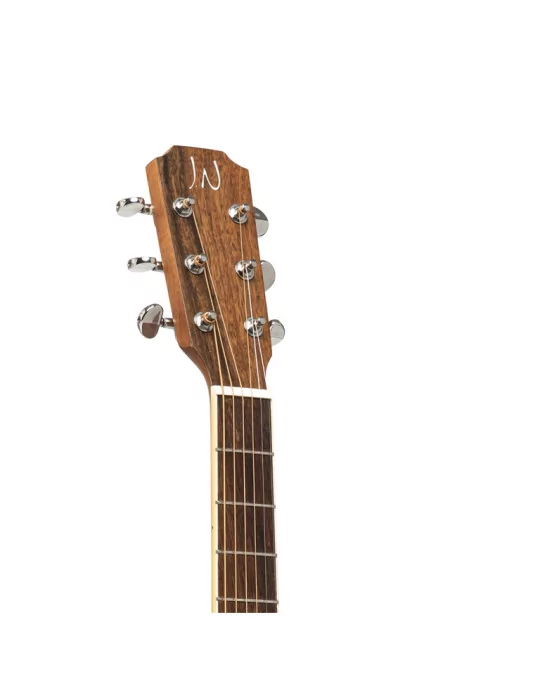  J.N GUITARS EZR-OM Guitarra acústica de orquesta con tapa de cedro macizo, serie Ezra|MusicGoodDeal 