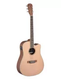  J.N GUITARS ASY-DCE Guitarra electroacústica dreadnought de 4/4 cutaway con tapa de abeto macizo, serie Asyla|MusicGoodDeal 