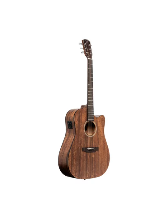  J.N GUITARS DOV-DCFI Guitarra electroacústica cutaway dreadnought con tapa de caoba maciza, serie Dovern|MusicGoodDeal 