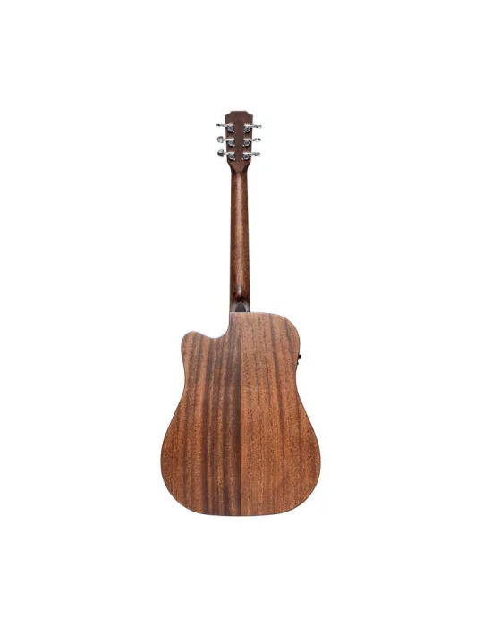  J.N GUITARS DOV-DCFI Guitarra electroacústica cutaway dreadnought con tapa de caoba maciza, serie Dovern|MusicGoodDeal 