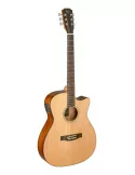  J.N GUITARS BES-ACE N Guitarra de auditorio electroacústica en color natural con tapa maciza de épica, serie Bessie|MusicGoodDe