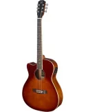  J.N GUITARS BES-ACE DCB LH Guitarra electroacústica de auditorio dark cherryburst con tapa de epica maciza, zurdos, Bessie|Musi