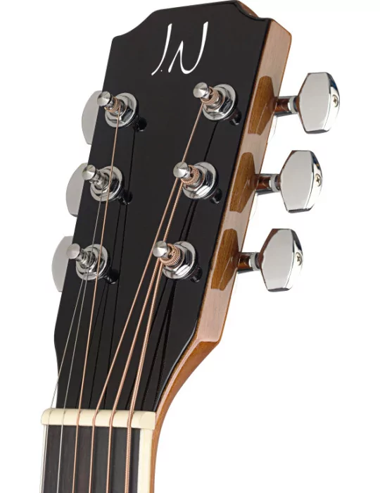  J.N GUITARS BES-ACE DCB LH Guitarra electroacústica de auditorio dark cherryburst con tapa de epica maciza, zurdos, Bessie|Musi