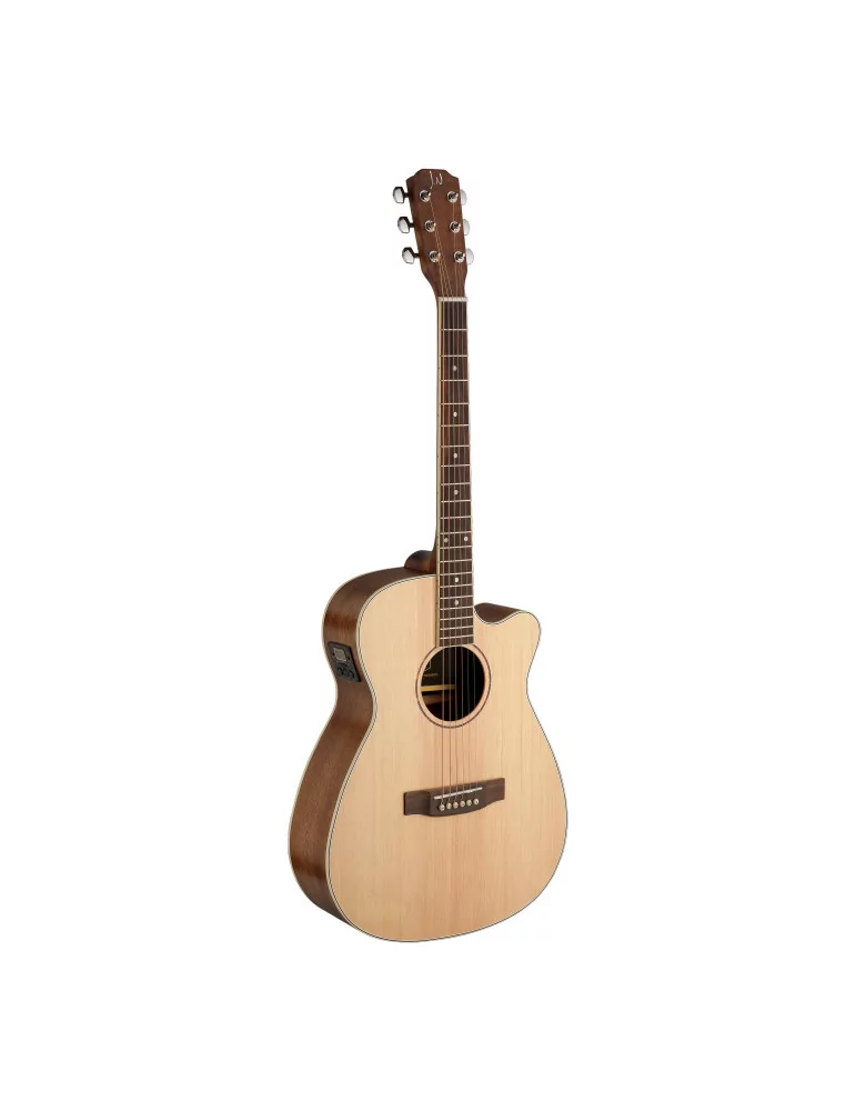  J.N GUITARS ASY-ACE Guitarra de auditorio electroacústica de 4/4 cutaway con tapa de abeto macizo, serie Asyla|MusicGoodDeal 