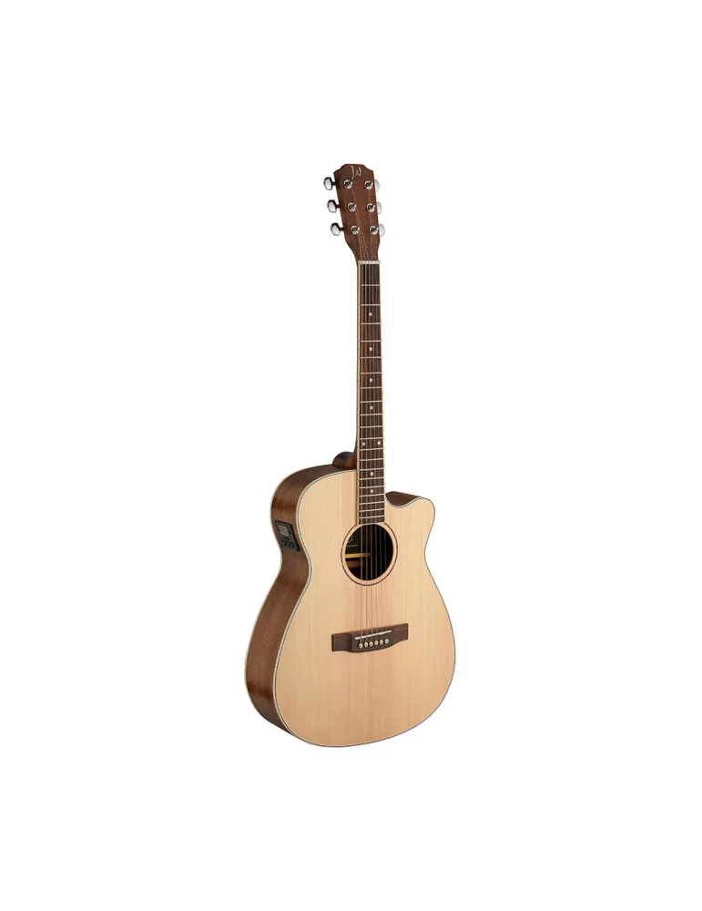  J.N GUITARS ASY-ACE Guitarra de auditorio electroacústica de 4/4 cutaway con tapa de abeto macizo, serie Asyla|MusicGoodDeal 