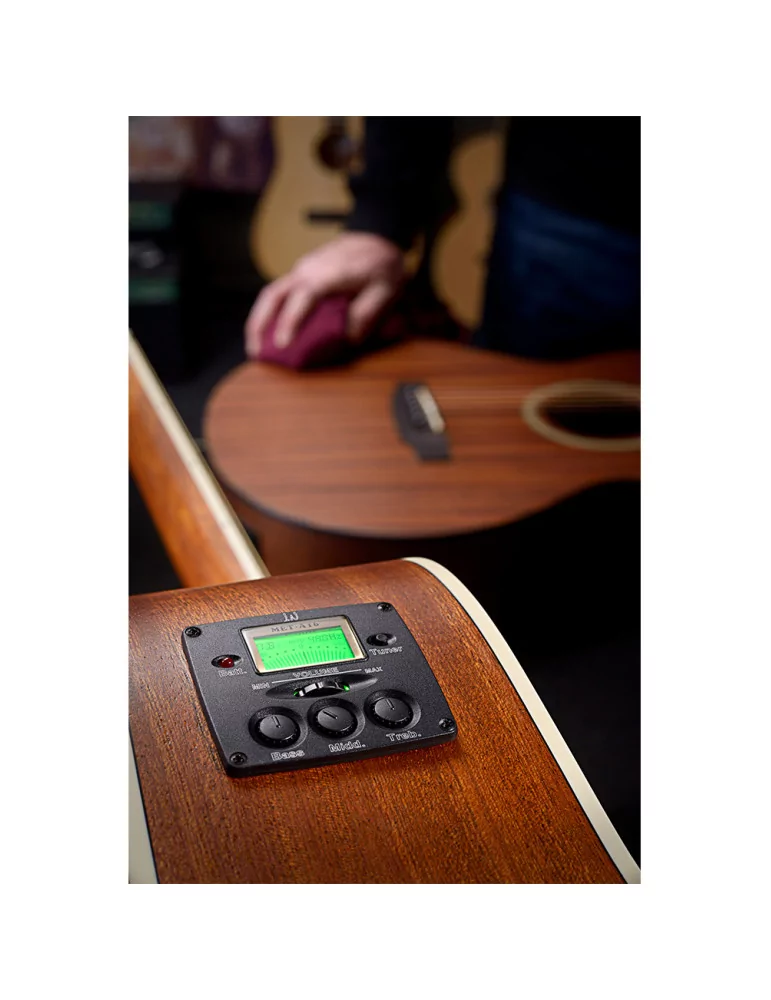  J.N GUITARS ASY-ACE Guitarra de auditorio electroacústica de 4/4 cutaway con tapa de abeto macizo, serie Asyla|MusicGoodDeal 