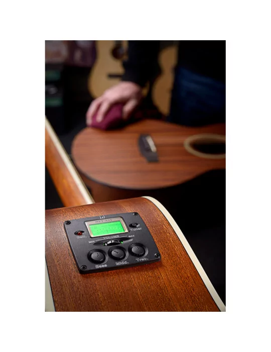  J.N GUITARS ASY-ACE Guitarra de auditorio electroacústica de 4/4 cutaway con tapa de abeto macizo, serie Asyla|MusicGoodDeal 