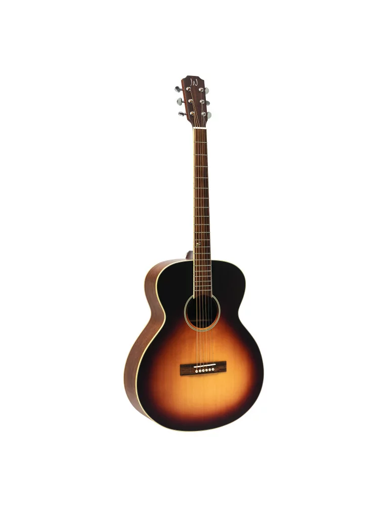  J.N GUITARS EZR-BARITON SNB Electric acoustic baritone guitar with solid spruce top, EZRA series|MusicGoodDeal 