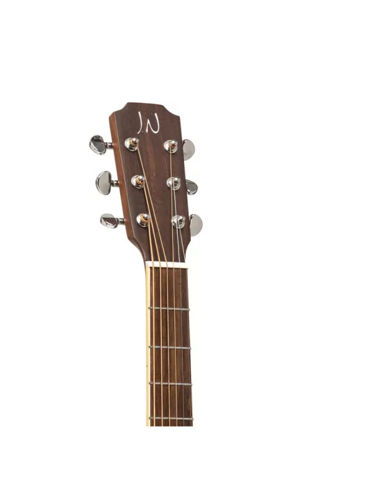  J.N GUITARS EZR-BARITON SNB Electric acoustic baritone guitar with solid spruce top, EZRA series|MusicGoodDeal 