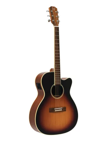  EZR-OMCFI J.N Gitarren Westerngitarre Orchester 4/4 Cutaway mit massivem Zedern Ezra Serie|MusicGoodDeal 