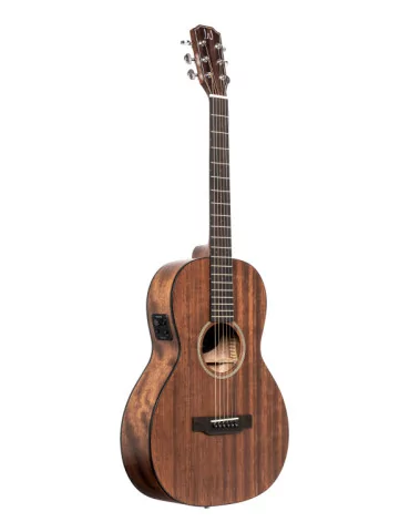 J.N GUITARS DOV-PFI Elektro-akustische Parlor-Gitarre mit massiver Mahagonidecke Dovern-Serie|MusicGoodDeal 