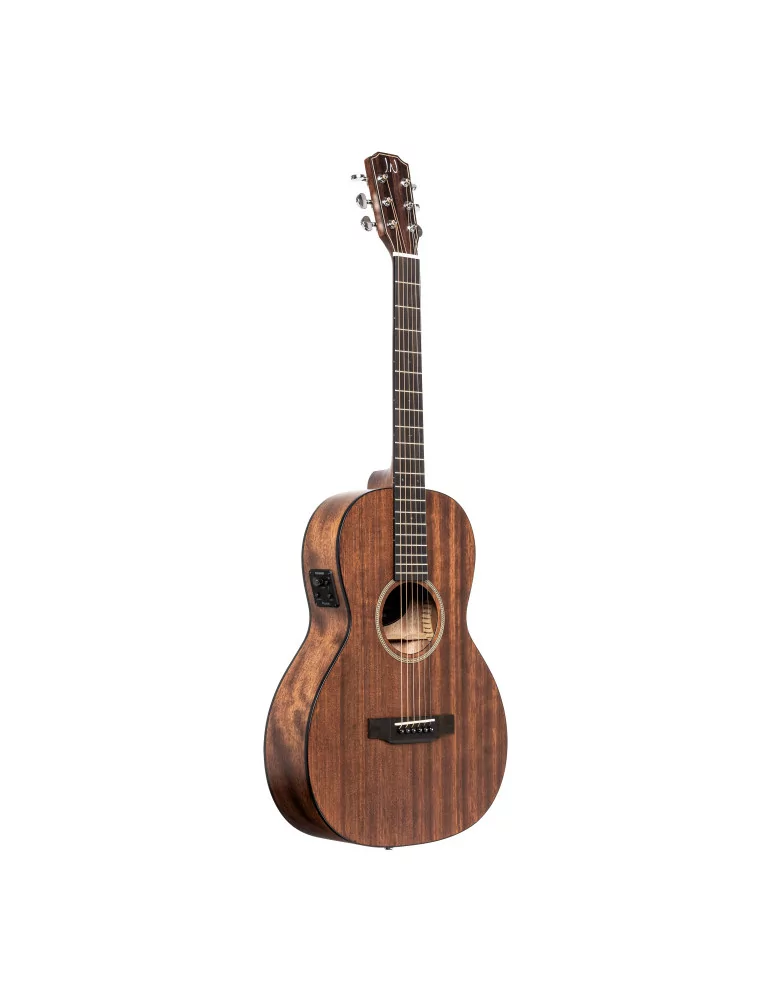  J.N GUITARS DOV-PFI Guitarra electroacústica de salón con tapa de caoba maciza, serie Dovern|MusicGoodDeal 