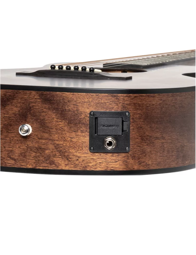  J.N GUITARS DOV-PFI Guitarra electroacústica de salón con tapa de caoba maciza, serie Dovern|MusicGoodDeal 
