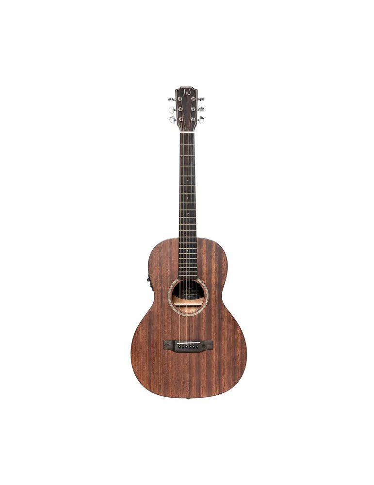  J.N GUITARS DOV-PFI Guitarra electroacústica de salón con tapa de caoba maciza, serie Dovern|MusicGoodDeal 